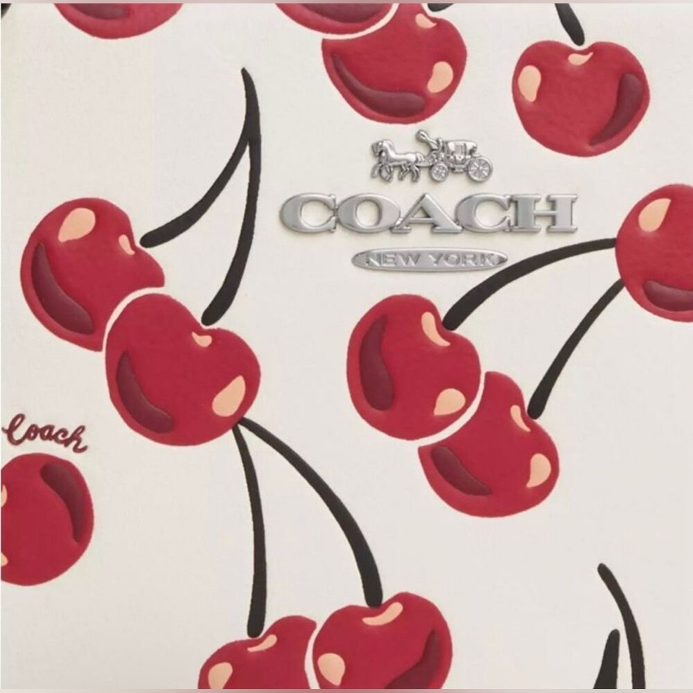 Coach Cherry Print Jamie Crossbody Bag 🍒🍒 - Picture 5 of 5